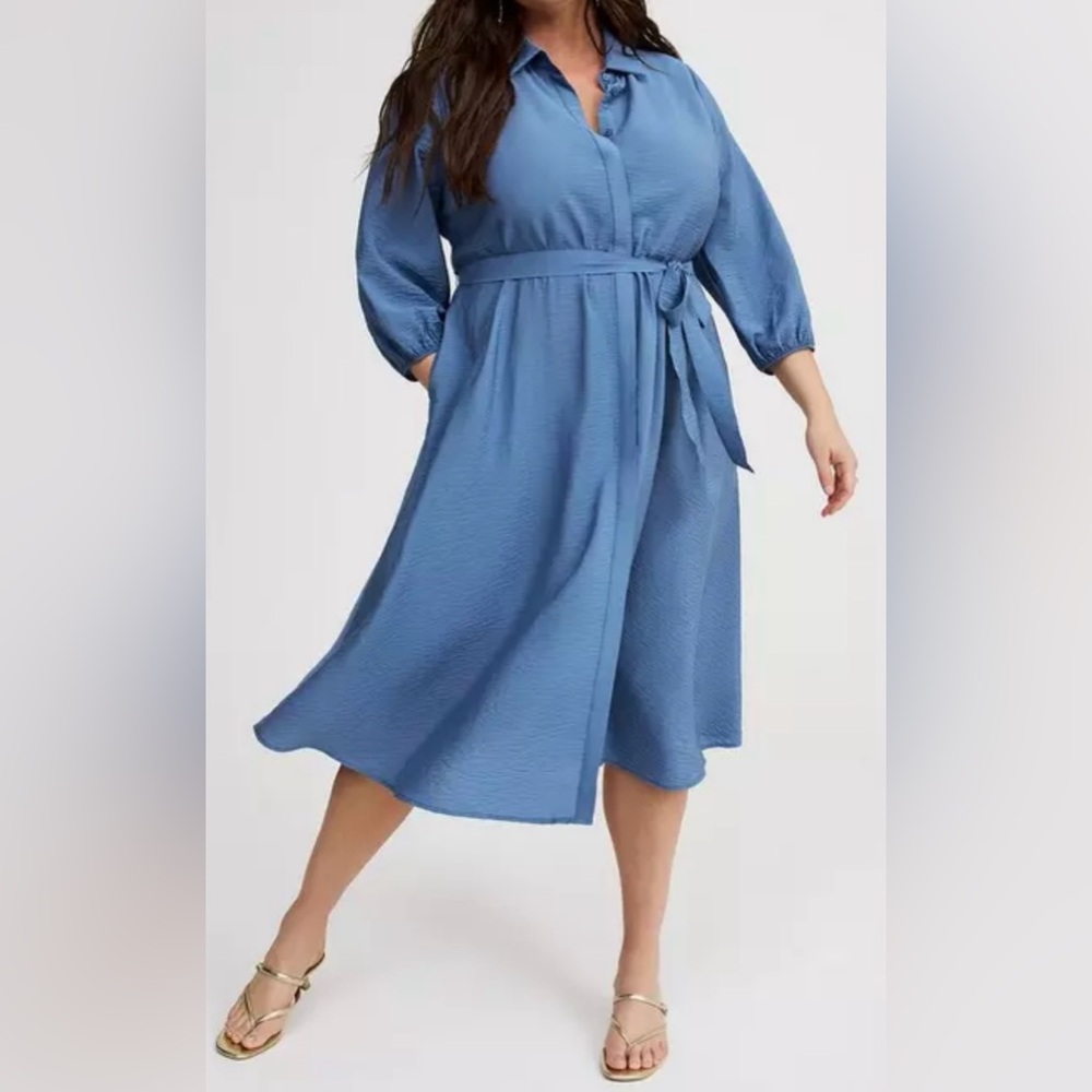 NWT Torrid Collared Tie Front Dress size 3 (22-24)